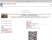 Tablet Screenshot of namestnahane.cz